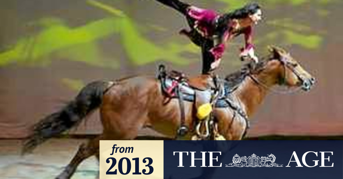 Horse play? Four-legged circus gallops into town